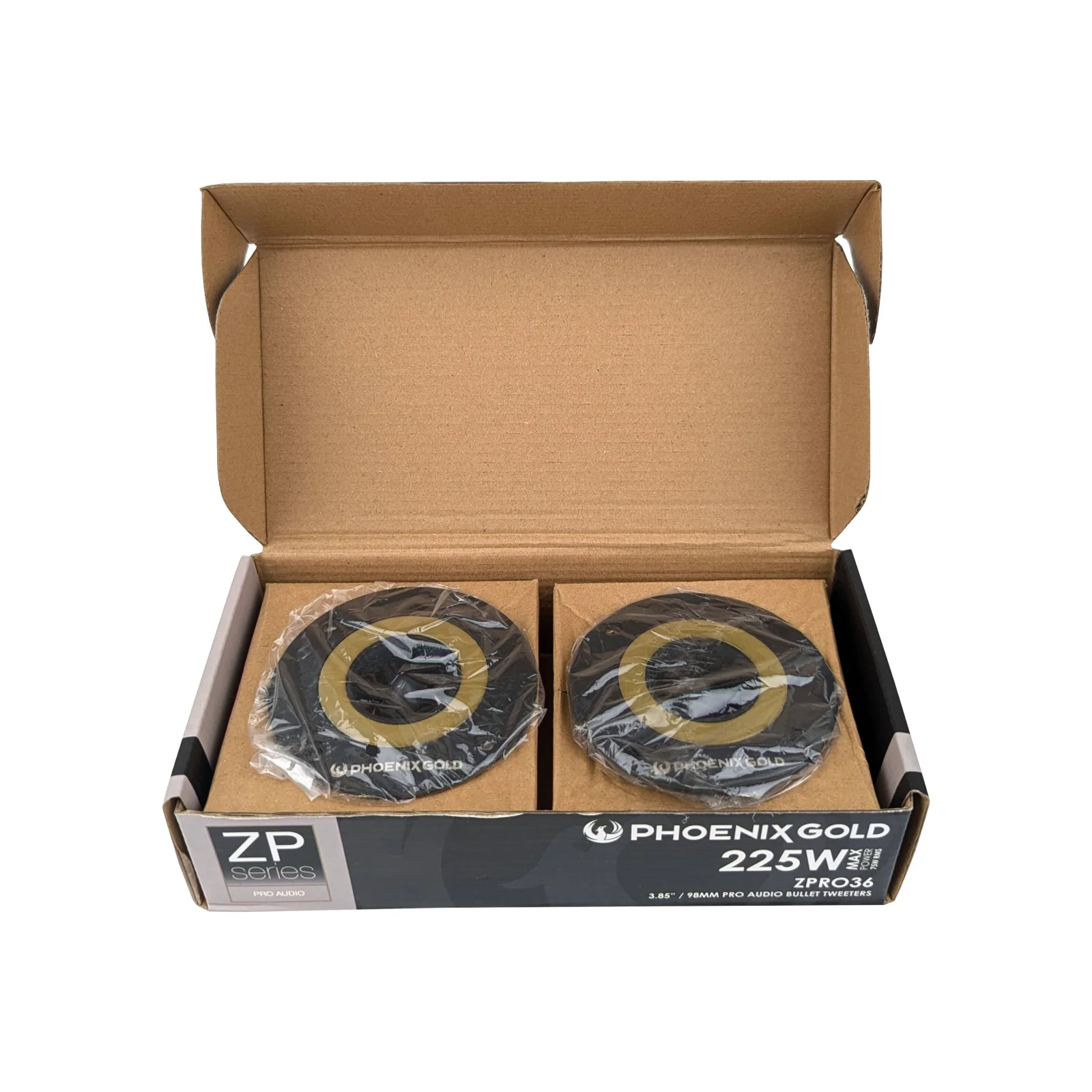 Phoenix Gold ZP Series ZPRO36 3.8 Inch Pro Audio Tweeter 75w RMS Pair - Image 9