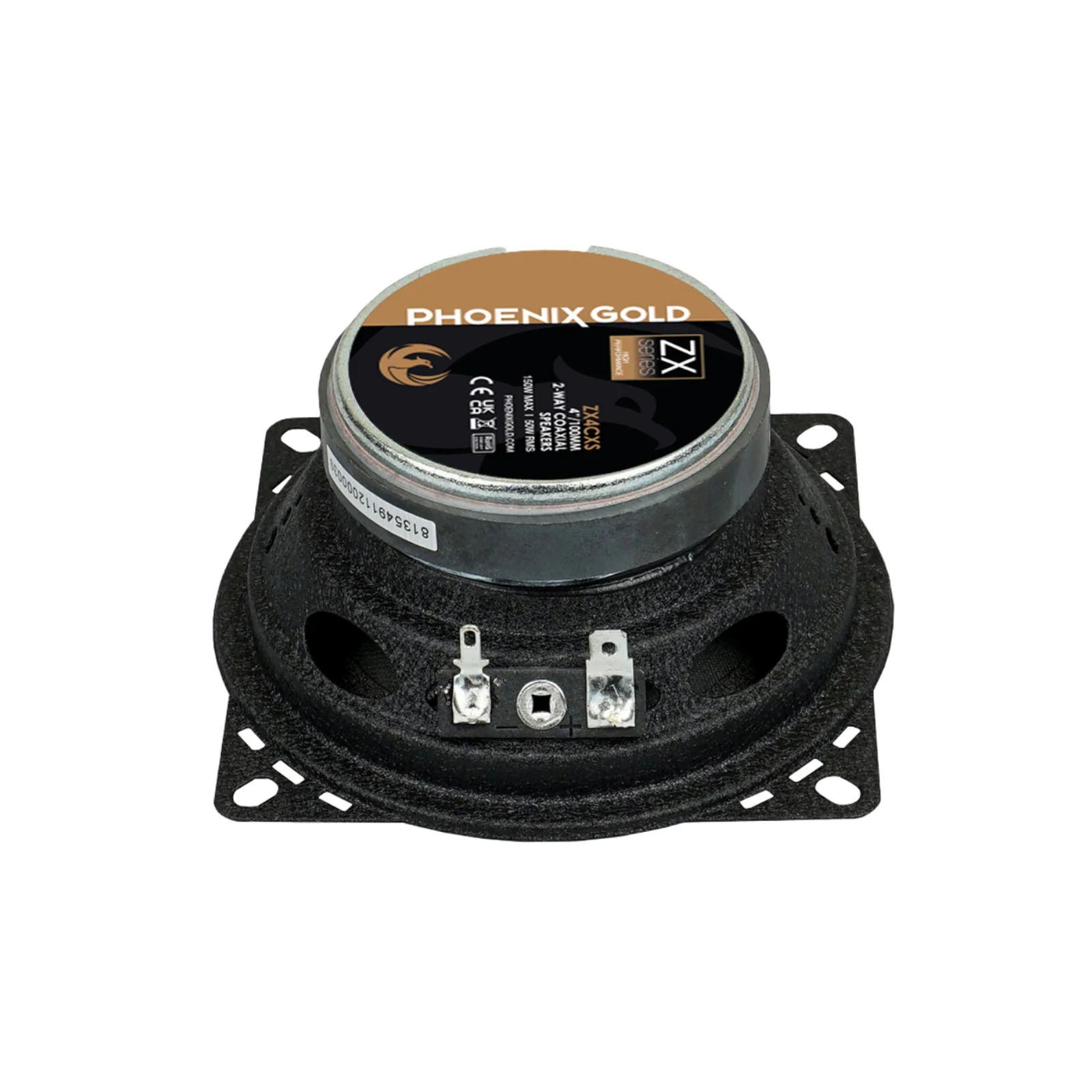 Phoenix Gold ZX4CXS ZX Series 4 Inch Car 2 Way Coaxial Speakers 50w Pair - Image 4