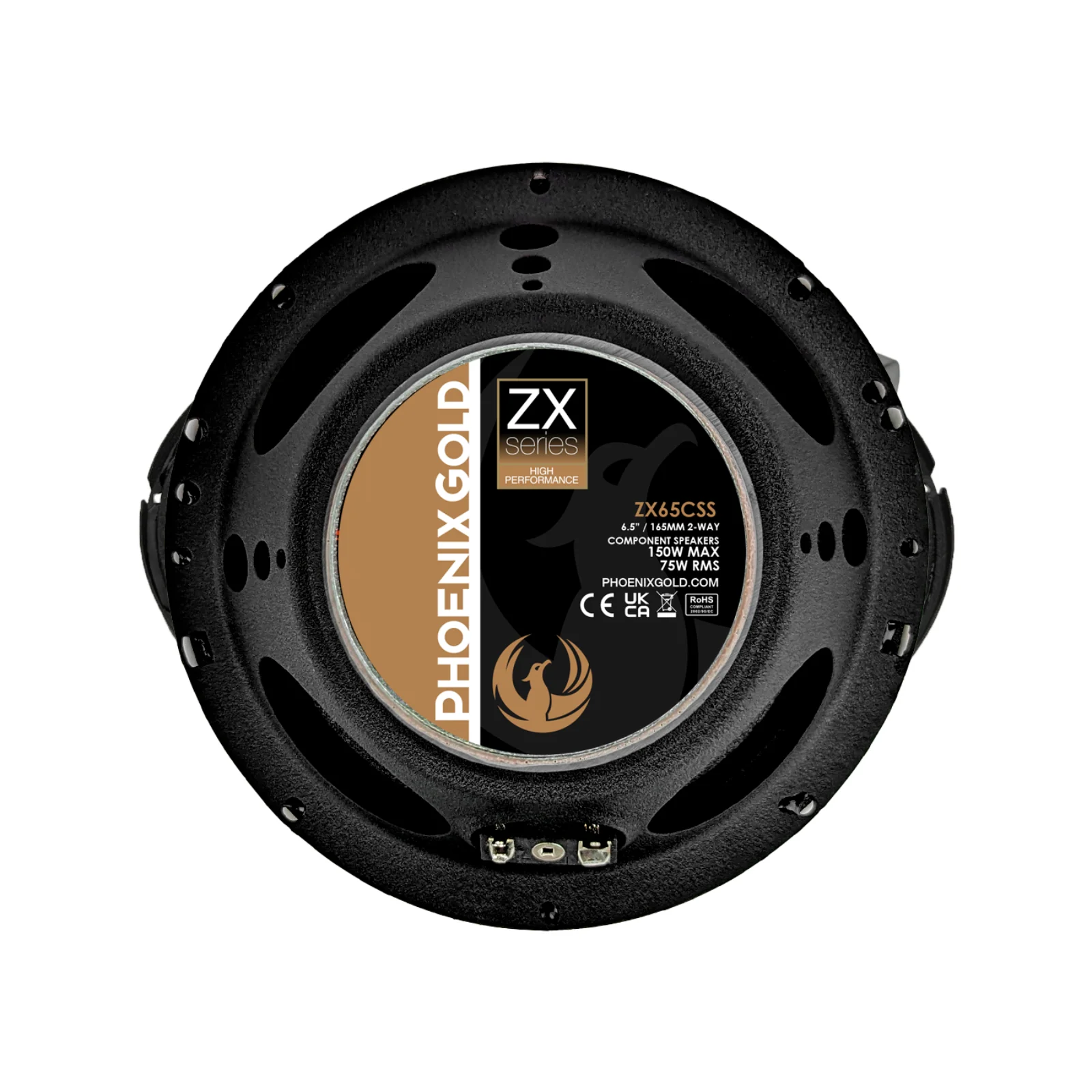 Phoenix Gold ZX65CSS ZX Series 6.5 Inch Car 2 Way Component Speakers 75W Pair - Image 7