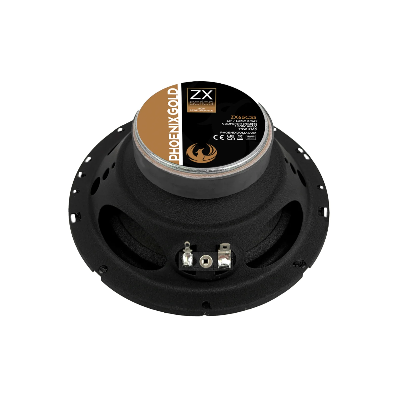 Phoenix Gold ZX65CSS ZX Series 6.5 Inch Car 2 Way Component Speakers 75W Pair - Image 8