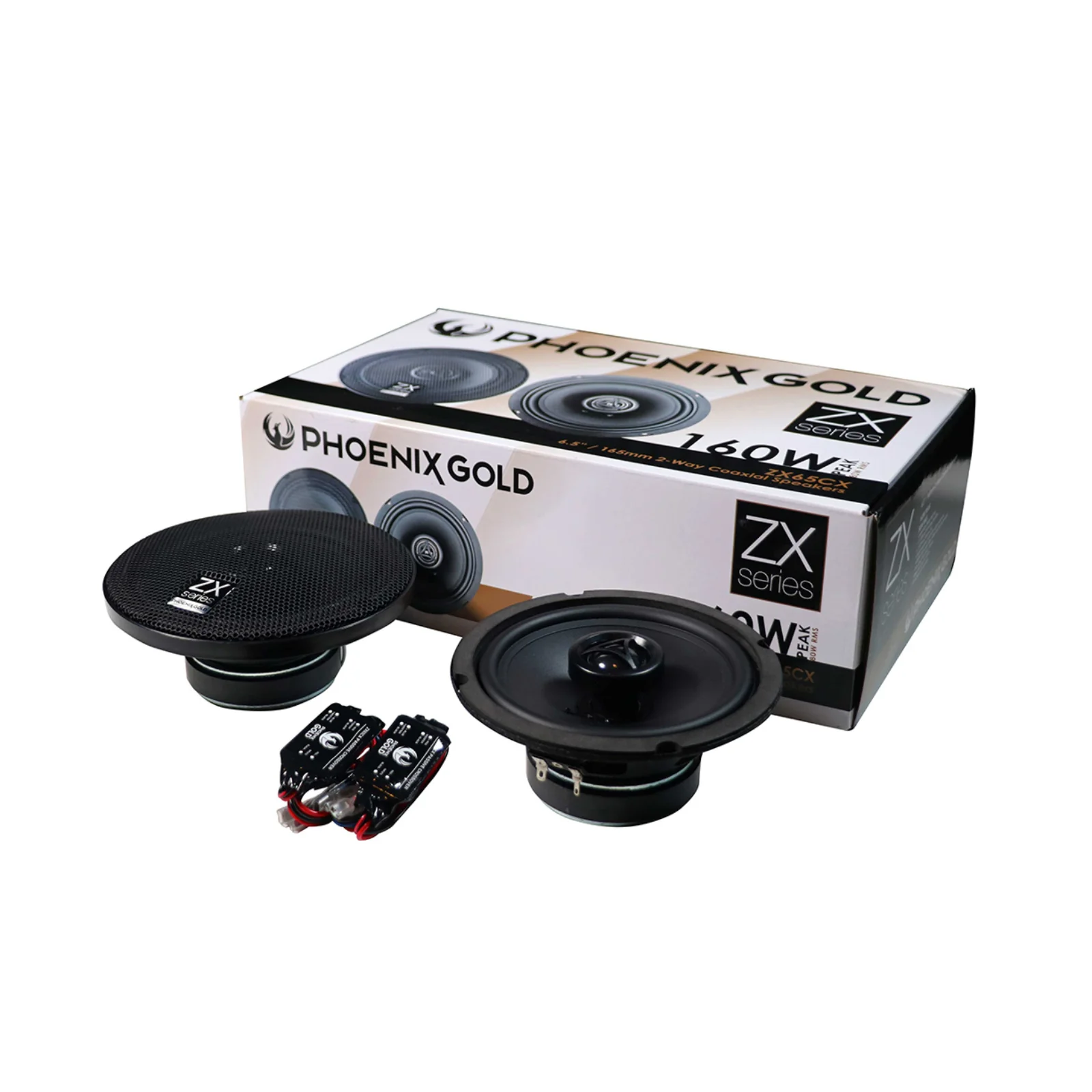 Phoenix Gold ZX65CX ZX Series 6.5 Inch 2 Way Car Coaxial Speakers 80w RMS Pair - Image 6