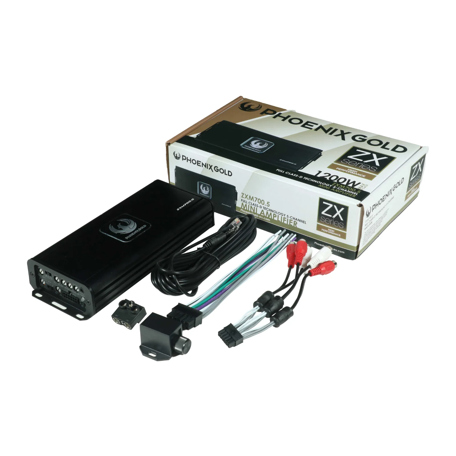 Phoenix Gold ZXM700.5 Amp ZX Series Class D Bridgeable 5 Channel Mini Amplifier - Image 9