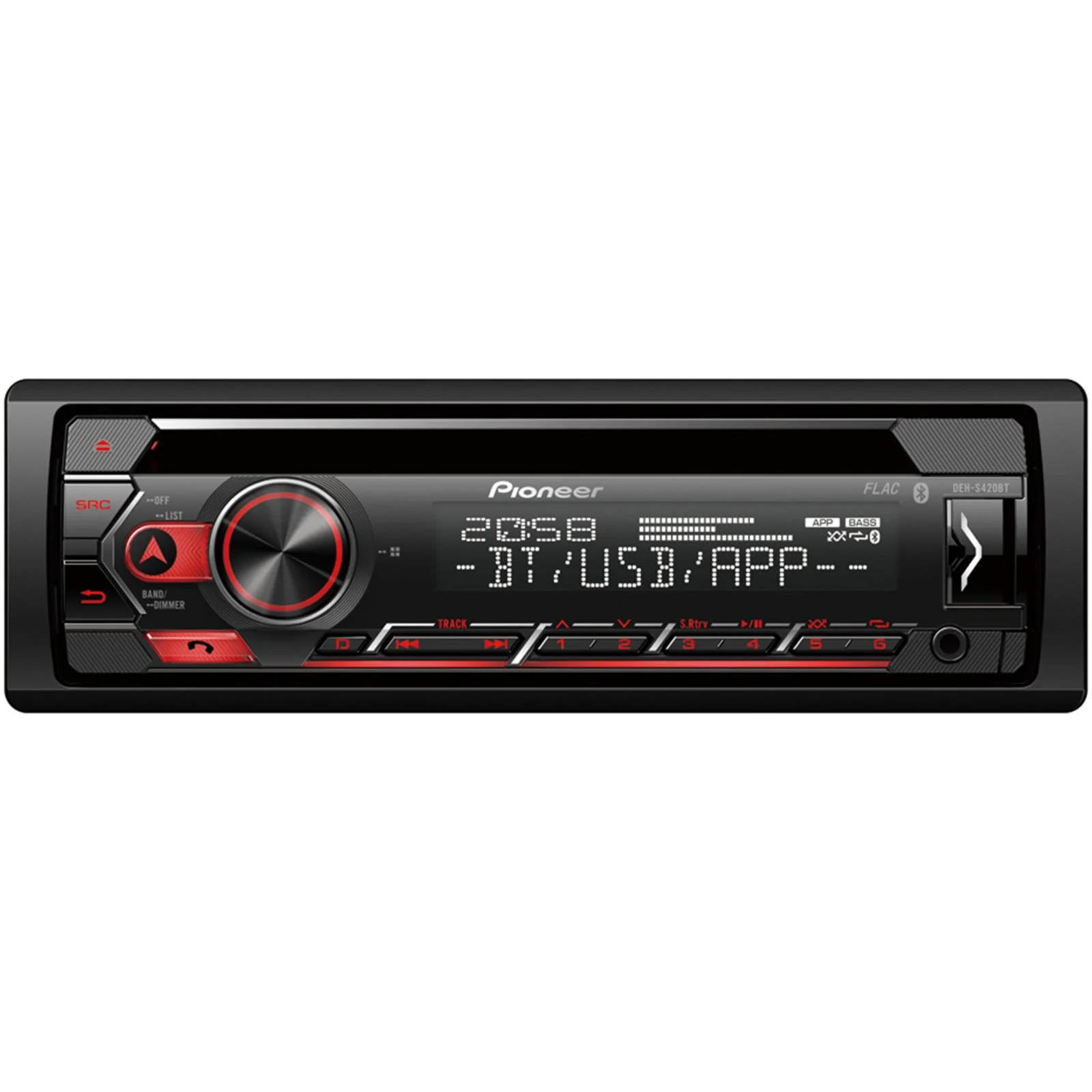 Pioneer DEH-S420BT CD Radio Bluetooth Spotify USB AUX iPhone Car Stereo