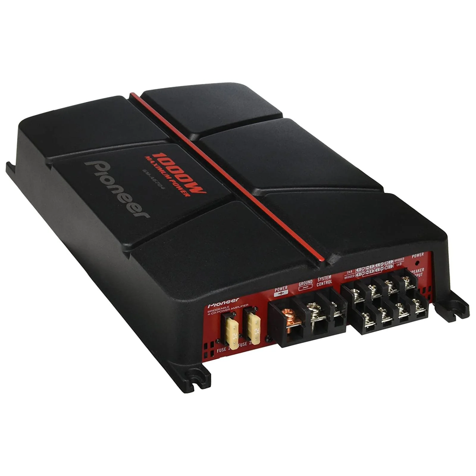 Pioneer GM-A6704 4 Channel Bridgeable Car Audio Speaker Sub Amplifier 380w RMS - Image 3