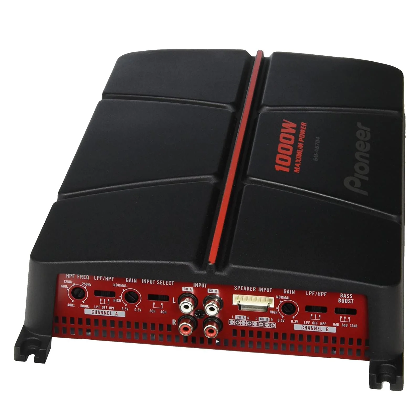 Pioneer GM-A6704 4 Channel Bridgeable Car Audio Speaker Sub Amplifier 380w RMS - Image 4