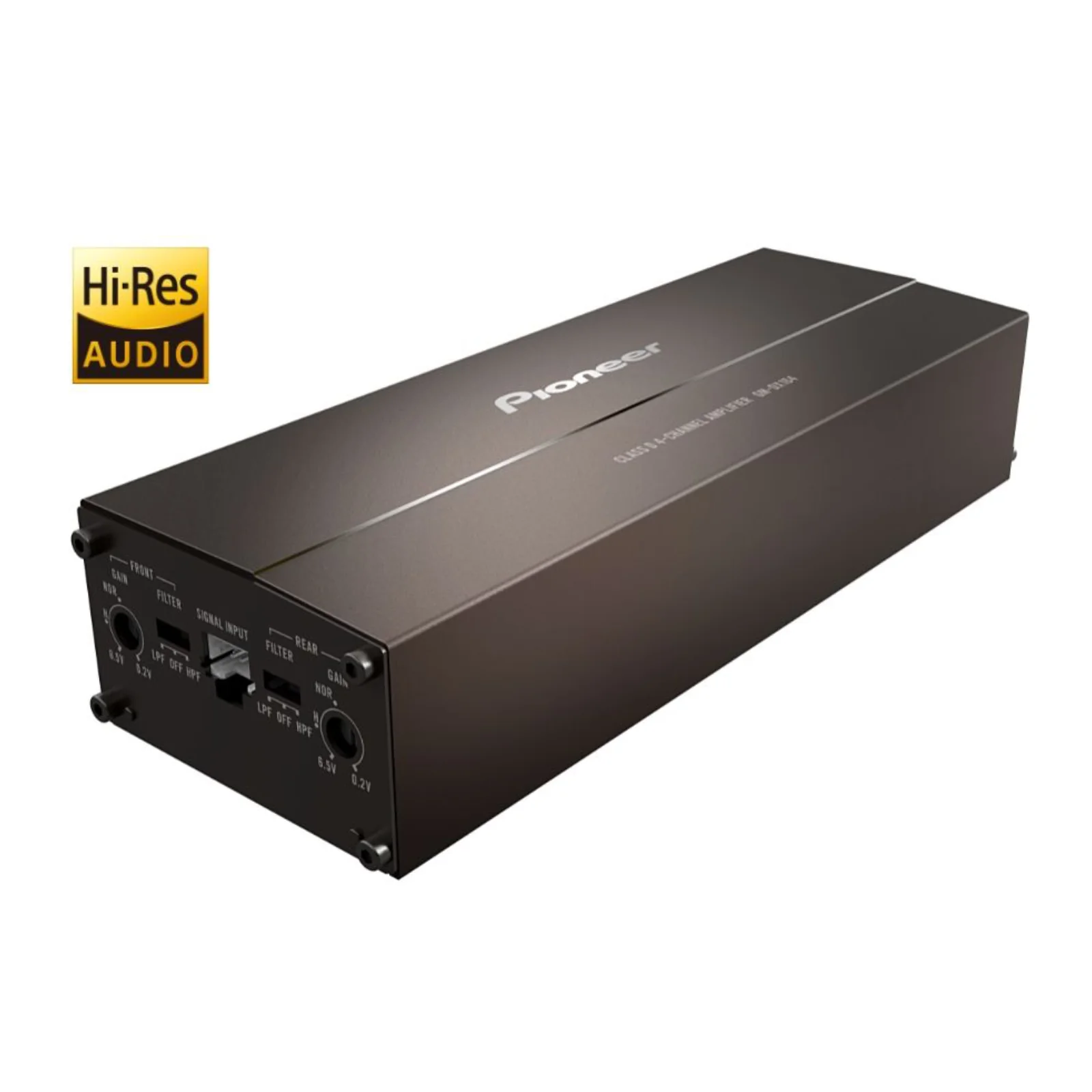 Pioneer GM-DX104 Amp Compact Micro Class D Hi-Res 4 Channel Amplifier 4x45w - Image 2