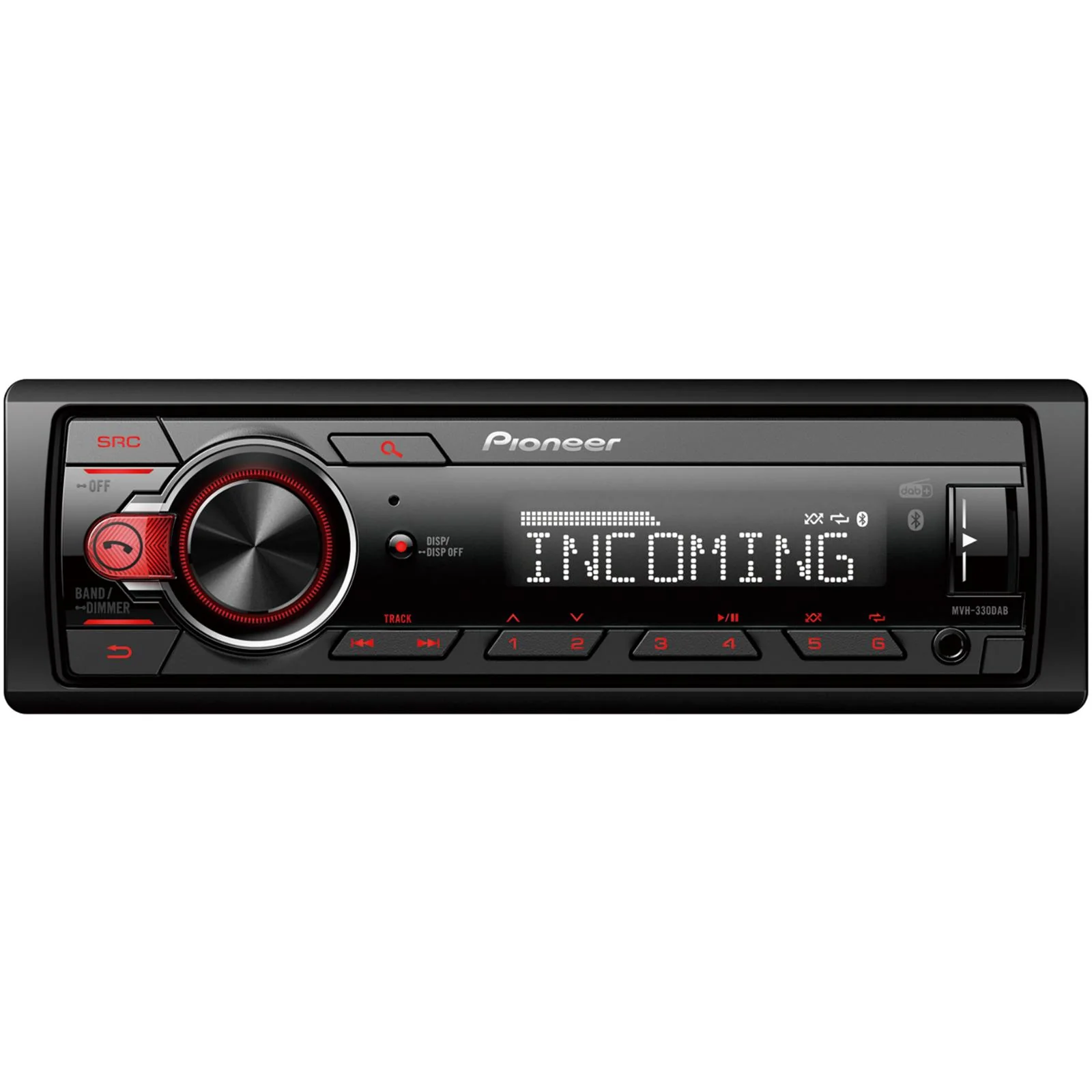 Pioneer MVH-330DAB Mechless DAB Radio Bluetooth USB Spotify iPhone Car Stereo