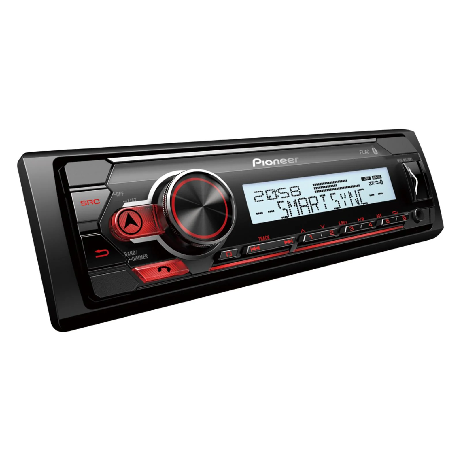Pioneer MVH-MS410BT Mechless Bluetooth Spotify USB iPhone Marine Radio Stereo - Image 2