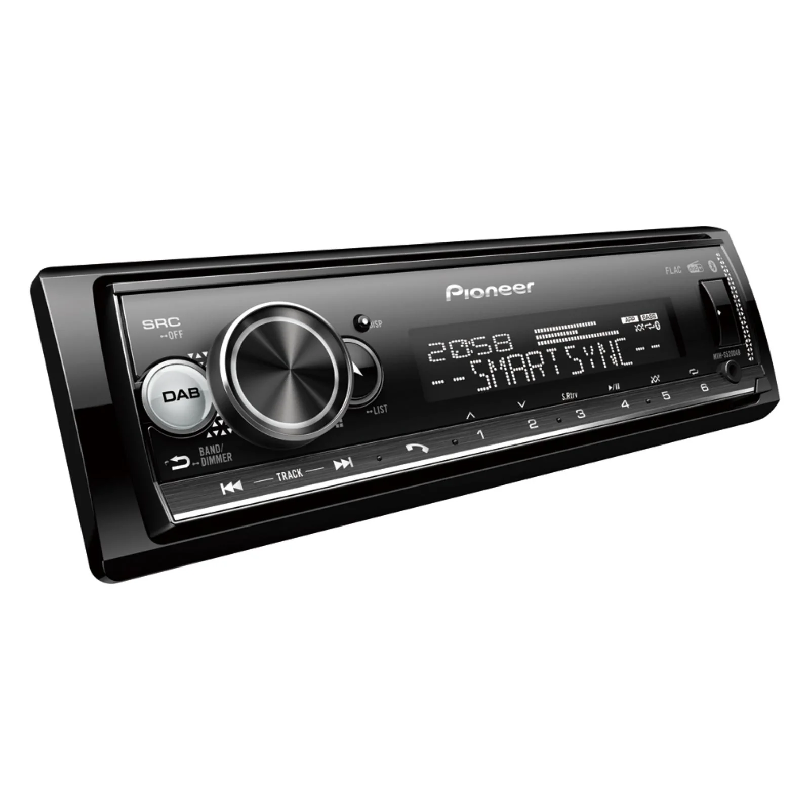 Pioneer MVH-S520DAB Mechless Bluetooth Spotify USB DAB iPhone Car Radio Stereo - Image 2
