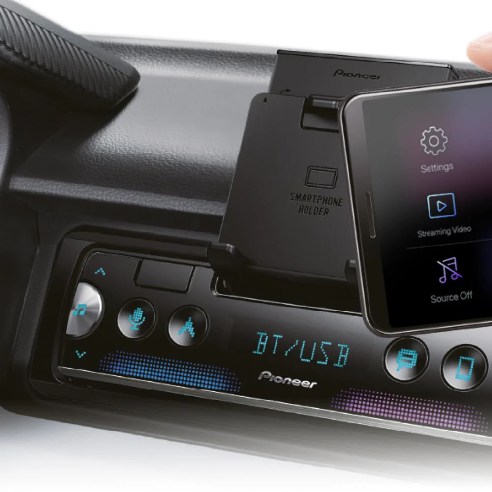 Pioneer SPH-10BT Car Stereo Smartphone Holder Single Din Bluetooth USB Spotify - Image 3