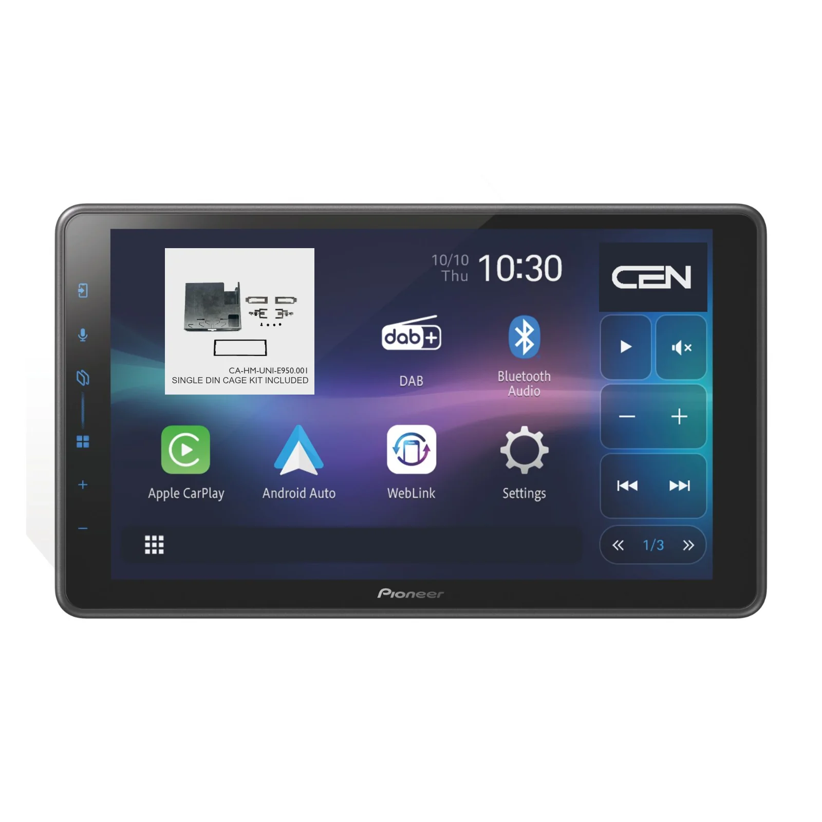 Pioneer SPH-EVO98DAB 9 Inch Apple CarPlay Android Auto Floating Car Van Stereo - Image 17