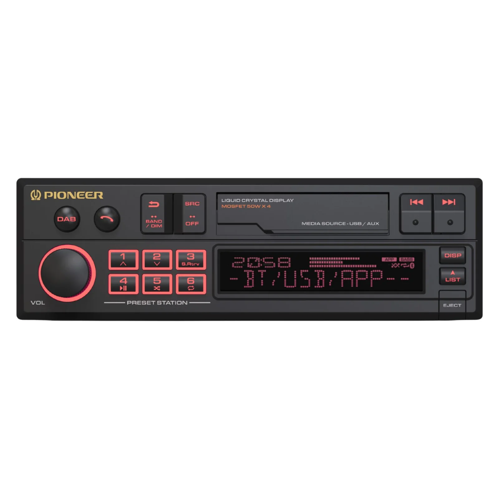 Pioneer SXT-C10PS Retro Car Stereo Bluetooth DAB+ USB Aux Classic Radio OEM Look - Image 5