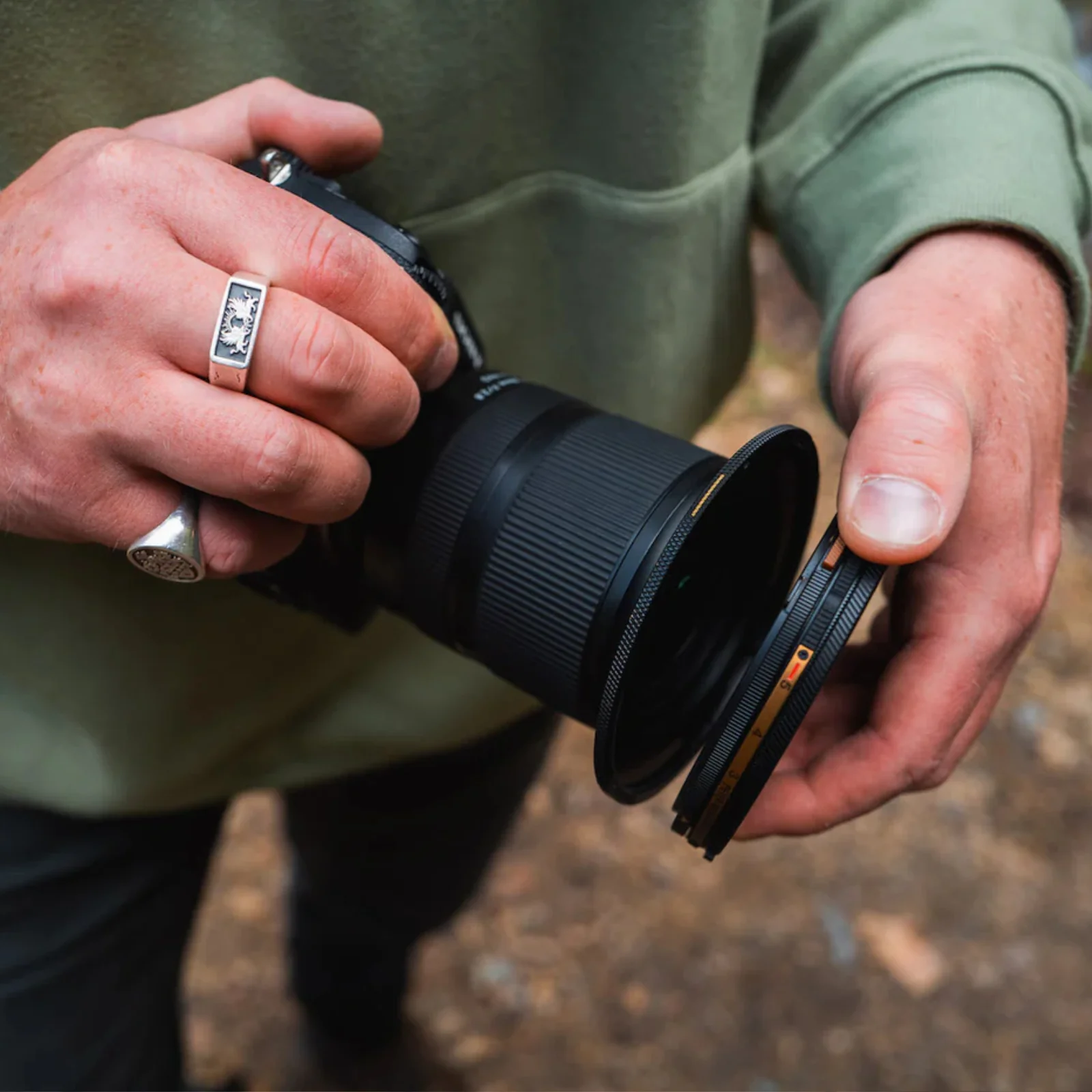 PolarPro 67mm Helix Base Plate and Defender Cap for Helix MagLock Filters - Image 3