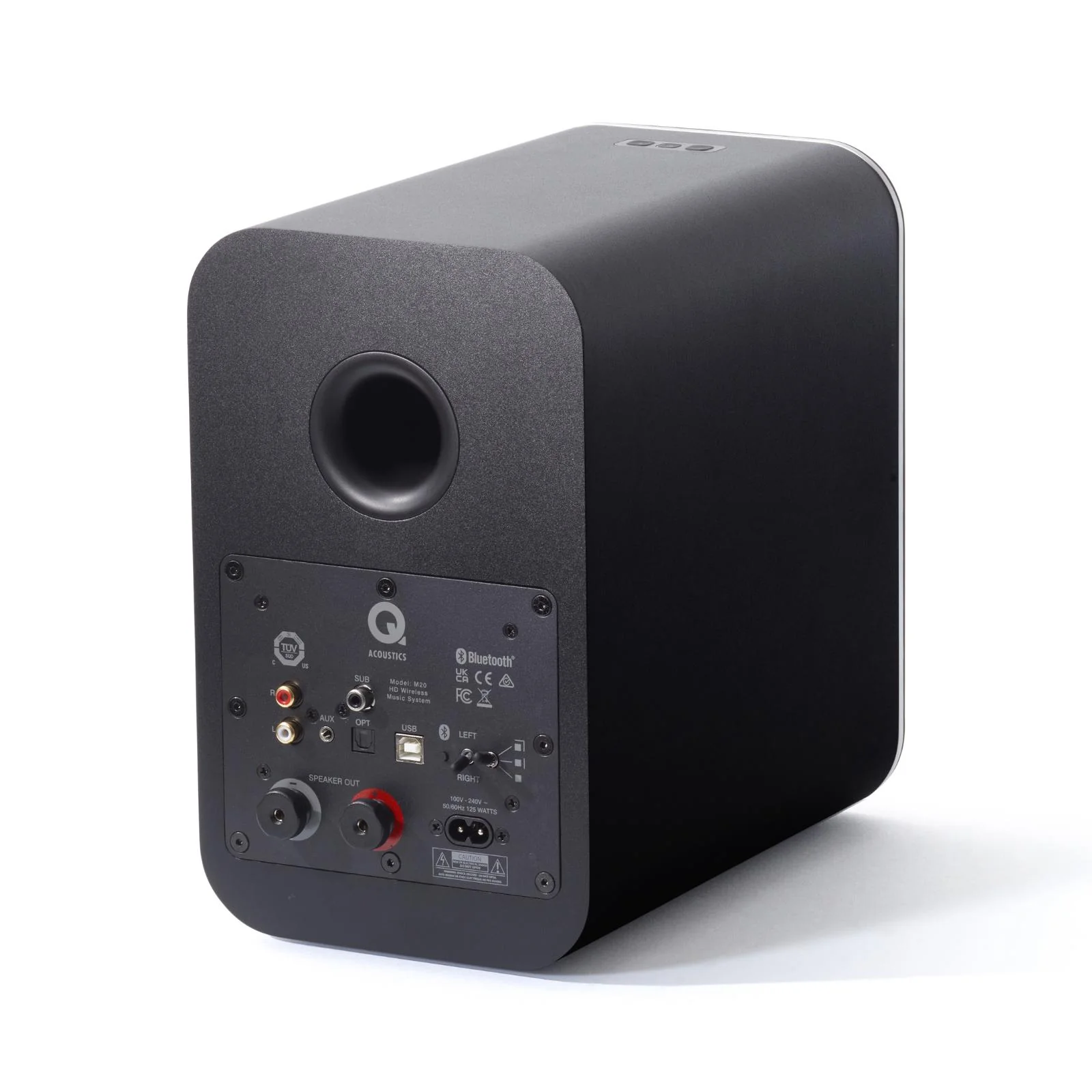 Q Acoustics M20 Wireless Powered Bookshelf Speakers aptX HD Bluetooth 5.0 Black - Image 5