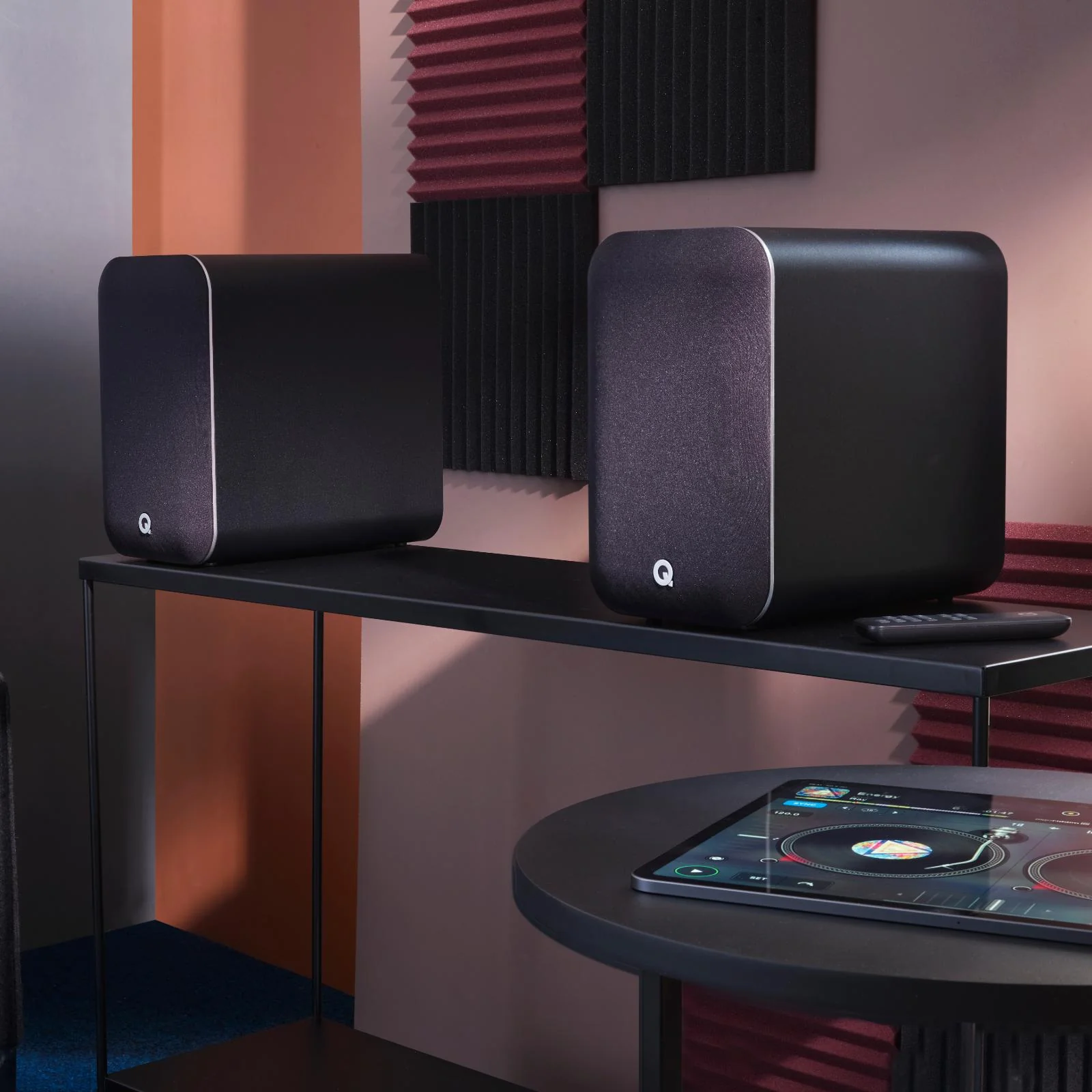 Q Acoustics M20 Wireless Powered Bookshelf Speakers aptX HD Bluetooth 5.0 Walnut - Image 7