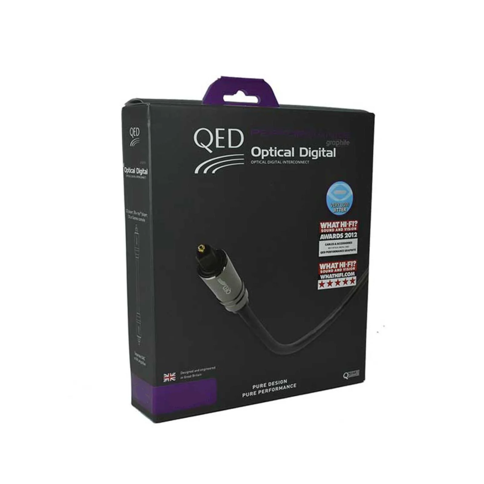 QED Performance QE6604 Optical Cable Graphite Toslink Digital Interconnect 5m - Image 5