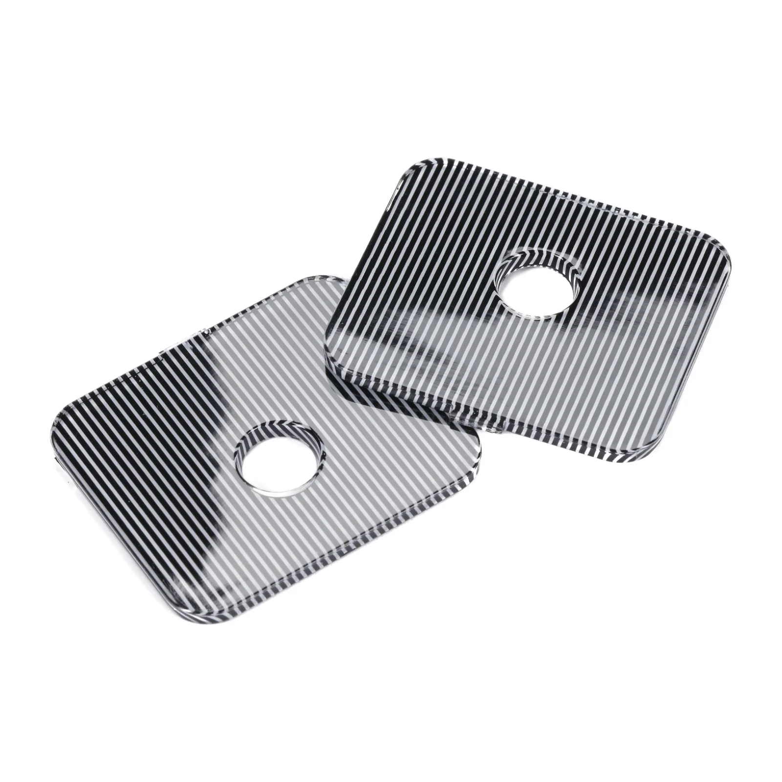RetroSound Faceplate Chrome Black Pinstripe Inserts with Knob Set for RetroRadio - Image 3
