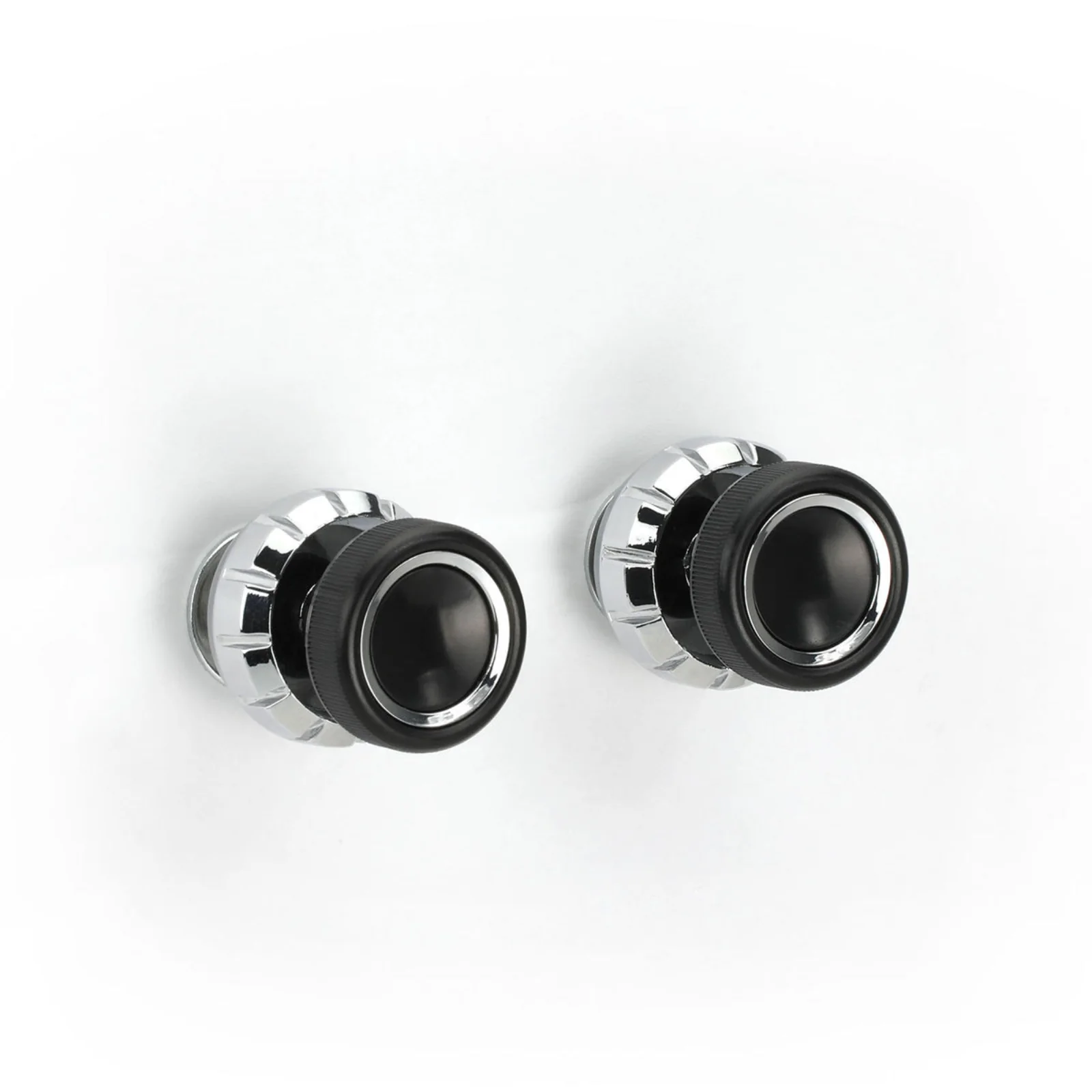 RetroSound Faceplate Chrome Black Pinstripe Inserts with Knob Set for RetroRadio - Image 4