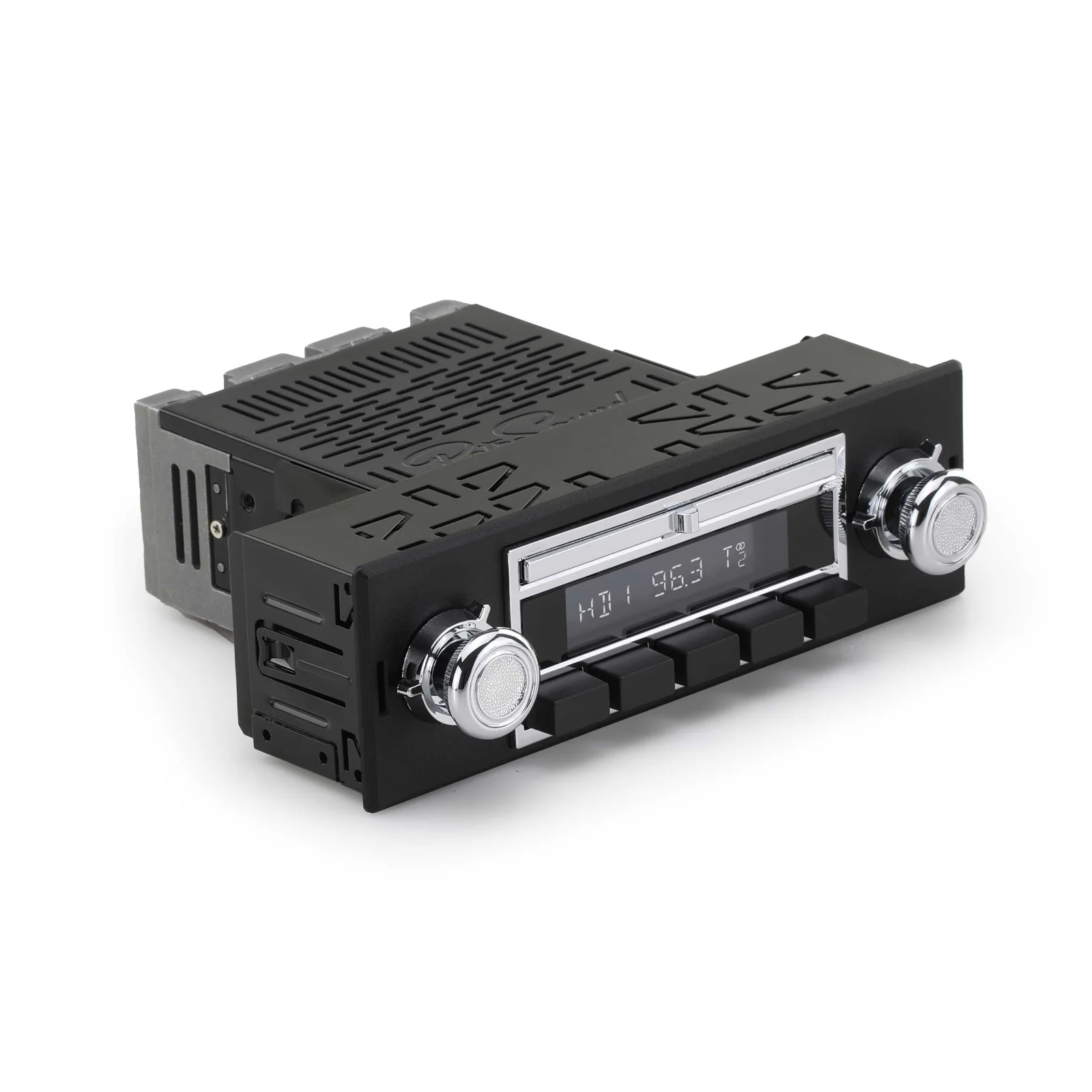 RetroSound Liberty Motor 1 DAB FM Radio Bluetooth Black & Chrome Classic Stereo - Image 3