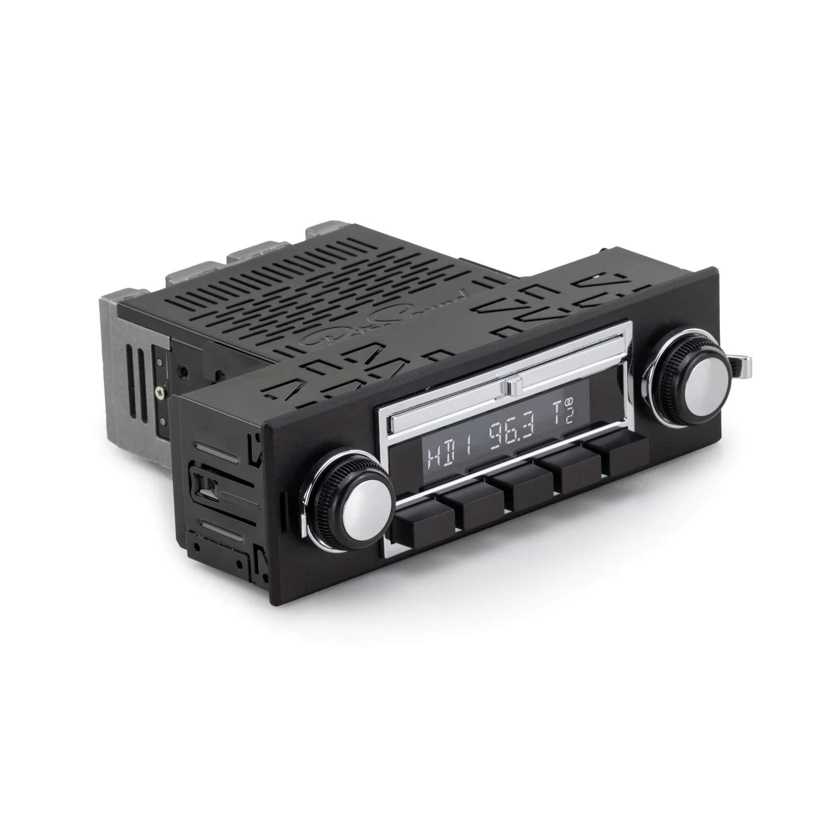 RetroSound Liberty Motor 4 DAB FM Radio Bluetooth Black & Chrome Classic Stereo - Image 2