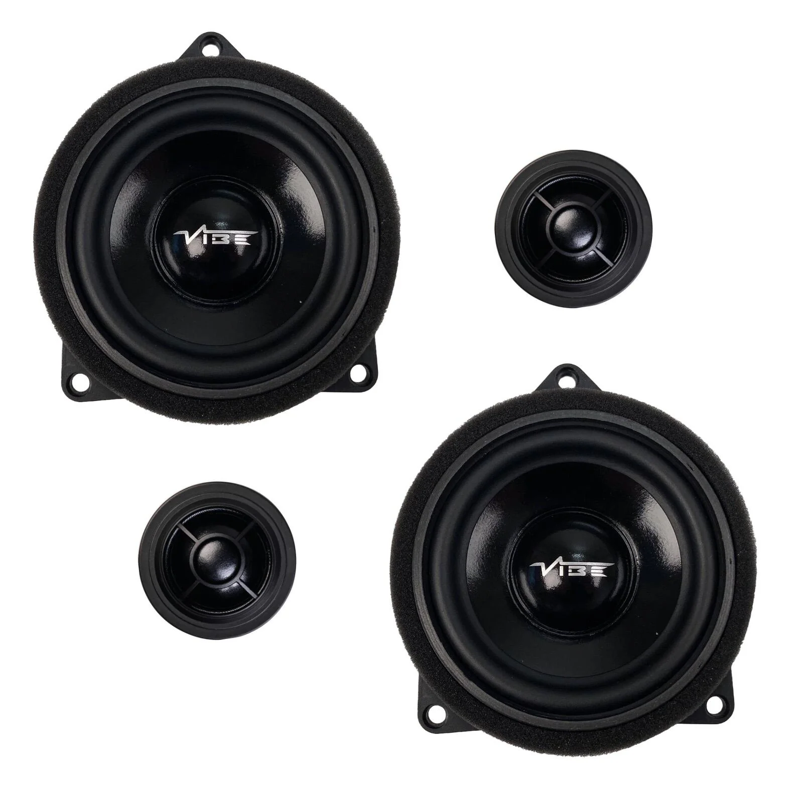 Vibe Optisound BMW & Mini 3 Way 4" Speaker and 8" Subwoofer Upgrade Plug & Play - Image 6