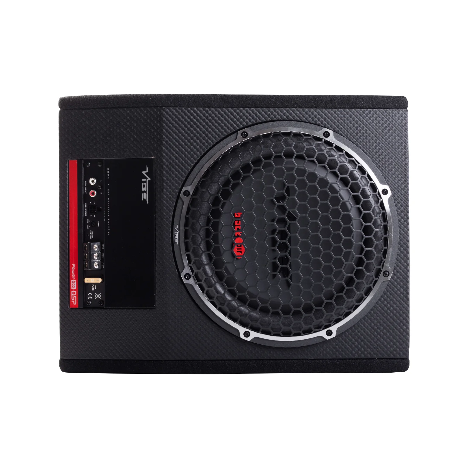 Vibe Underseat Subwoofer 10 Inch Active Sealed Slim Car Sub Enclosure 300w RMS - Image 3