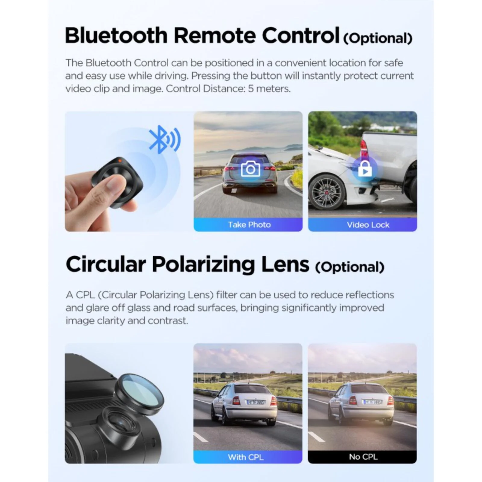 Viofo A229 Plus 2CH Dash Cam 2K Front & Rear Starvis 2 GPS WIFI HDR Dual Camera - Image 5