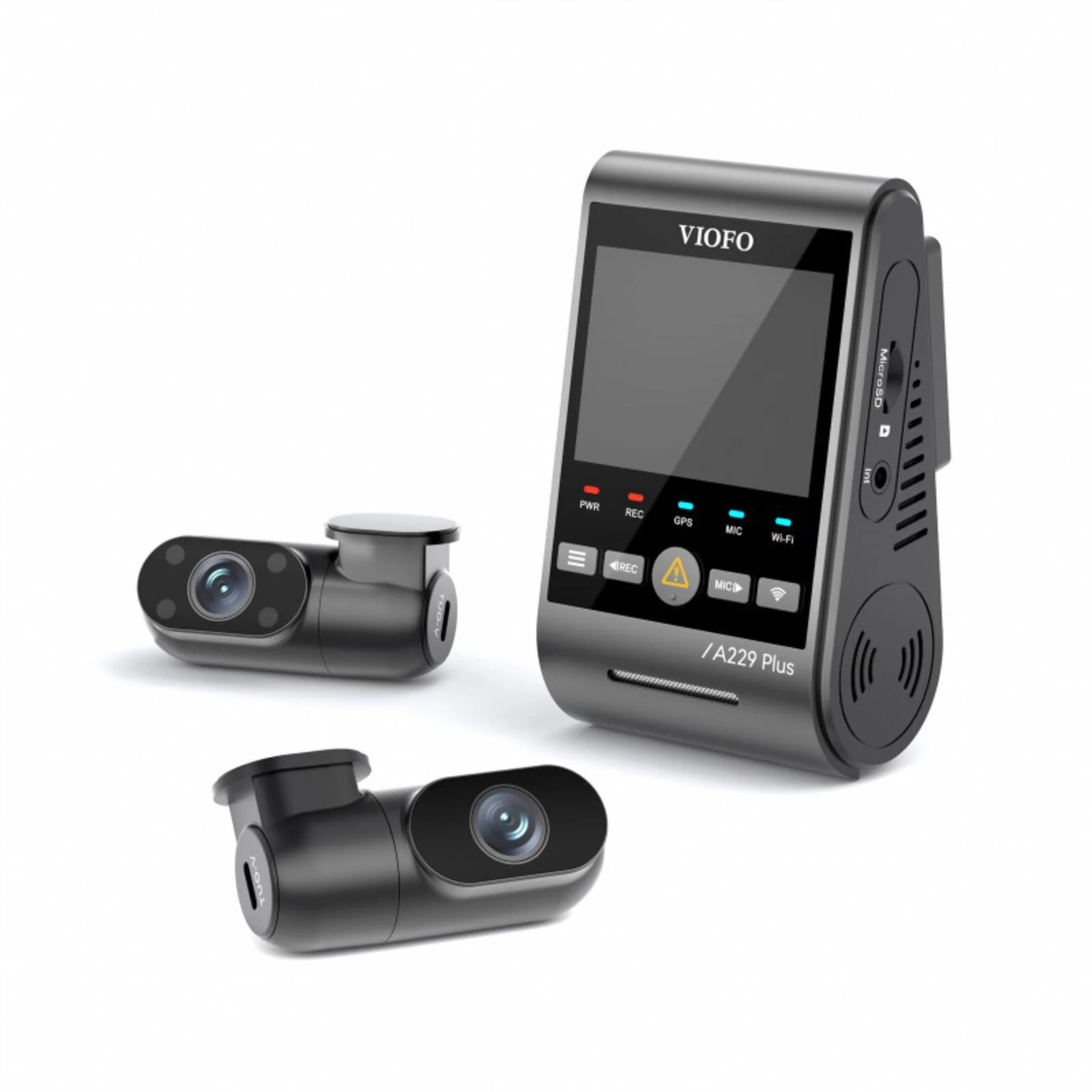 Viofo A229 Plus 3CH Dash Cam 2K Front & Rear Starvis 2 GPS WIFI HDR Taxi Camera - Image 3