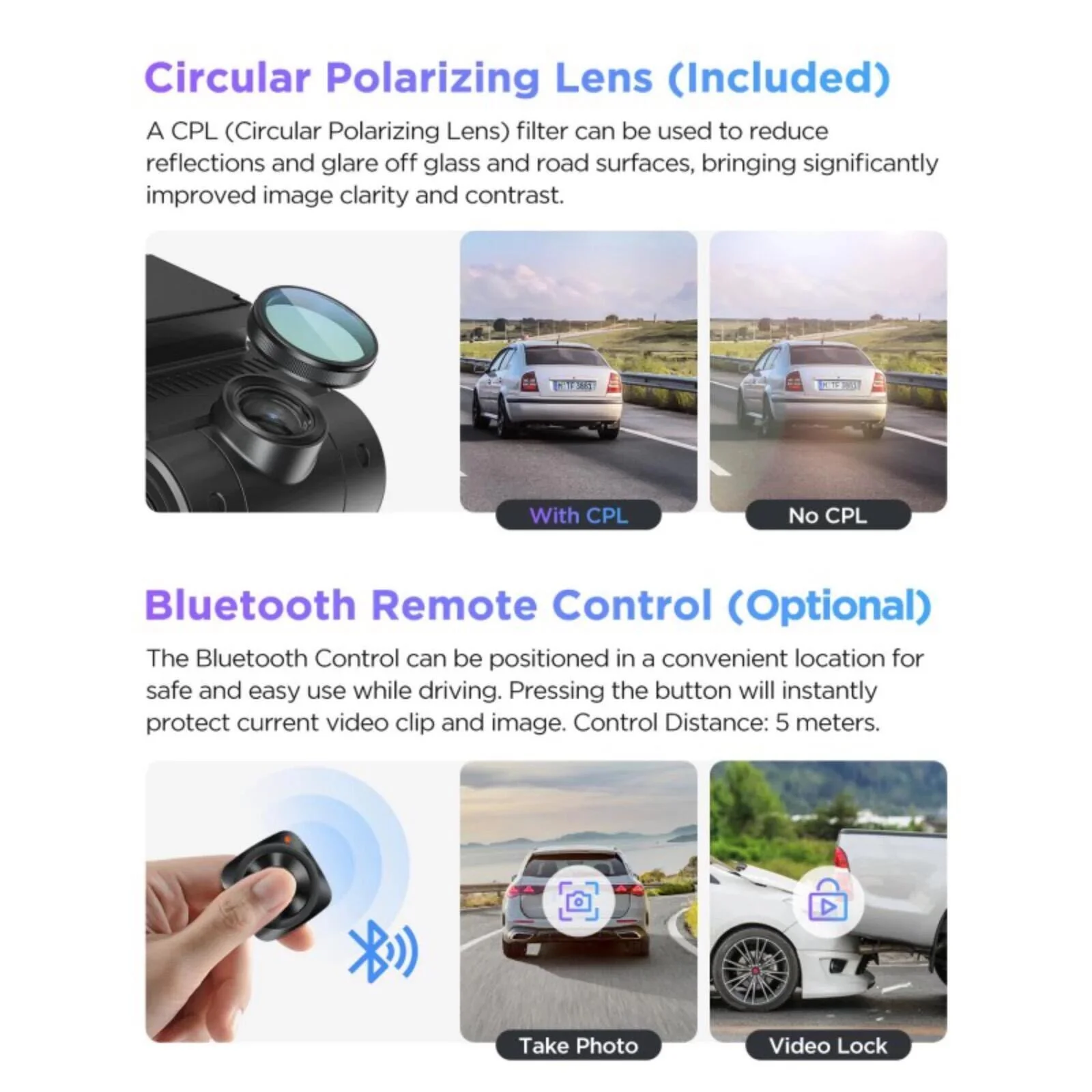 Viofo A229 Pro 3CH Dash Cam 4K Front 2K Rear Starvis 2 GPS WIFI HDR Taxi Camera - Image 7
