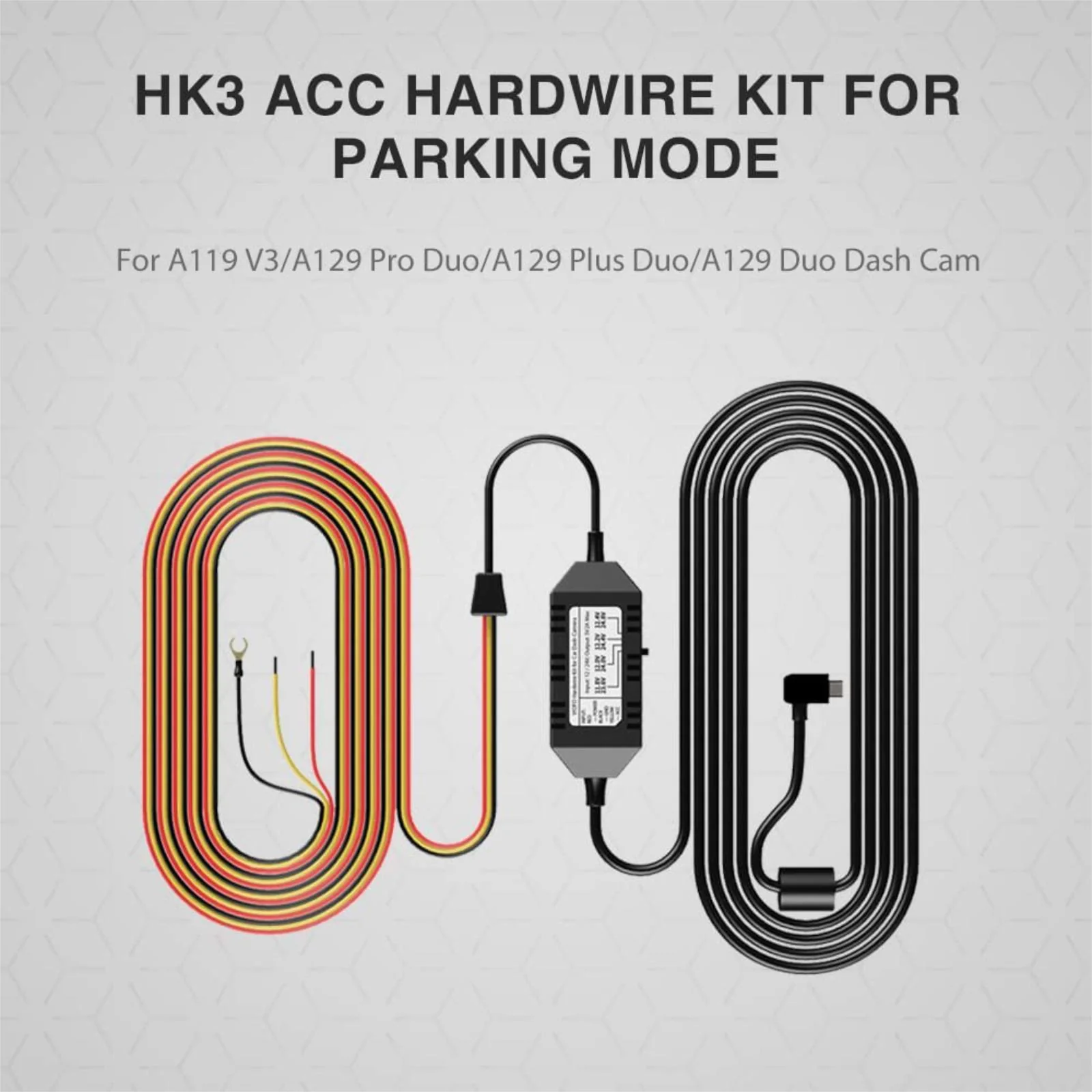 Viofo HK3 Hardwire Parking Mode Power Cable for A119 V3 & A129 Dash Cam Camera - Image 6