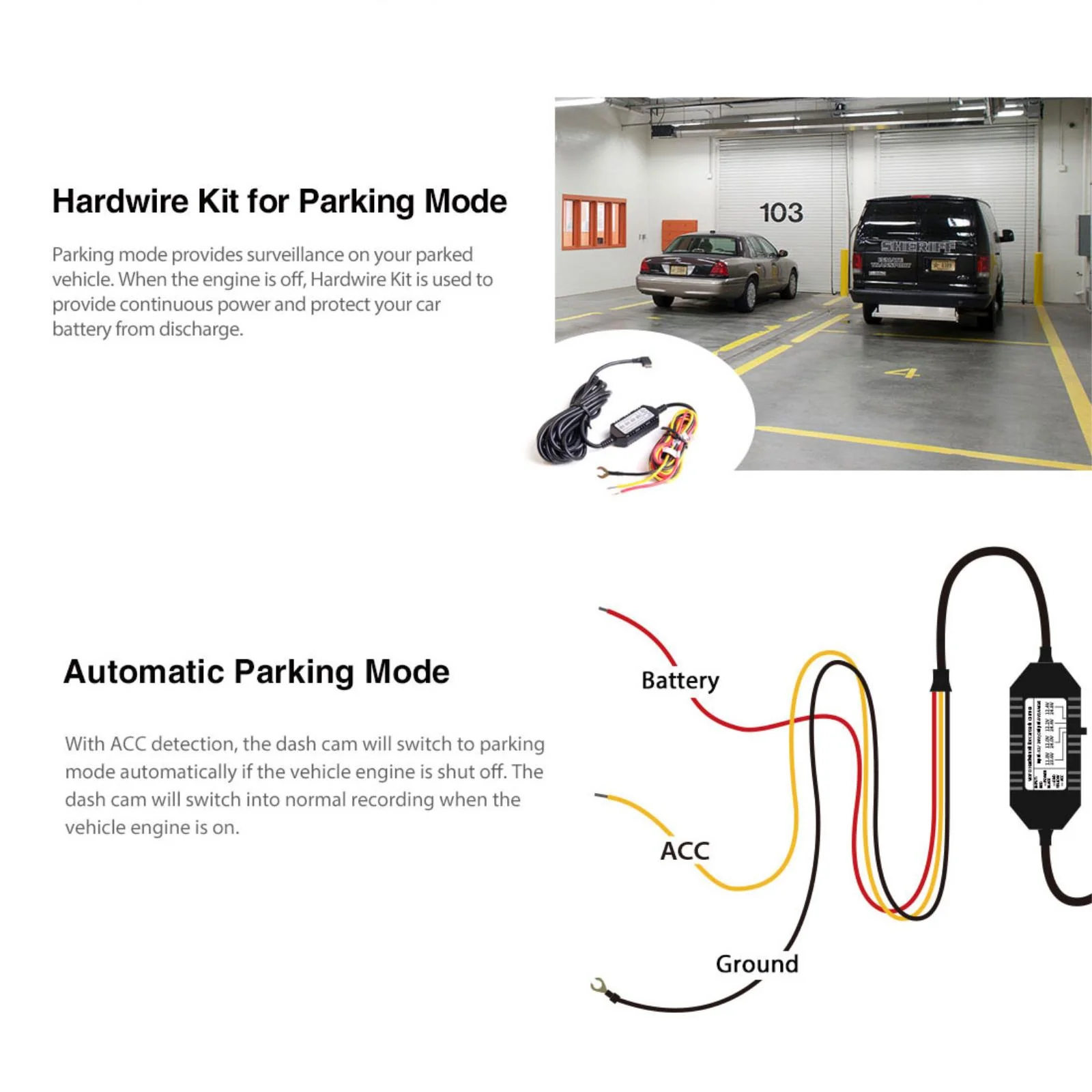 Viofo HK4 Hardwire Parking Mode Power Cable USB Type C for A119 MINI A229 A329 - Image 5