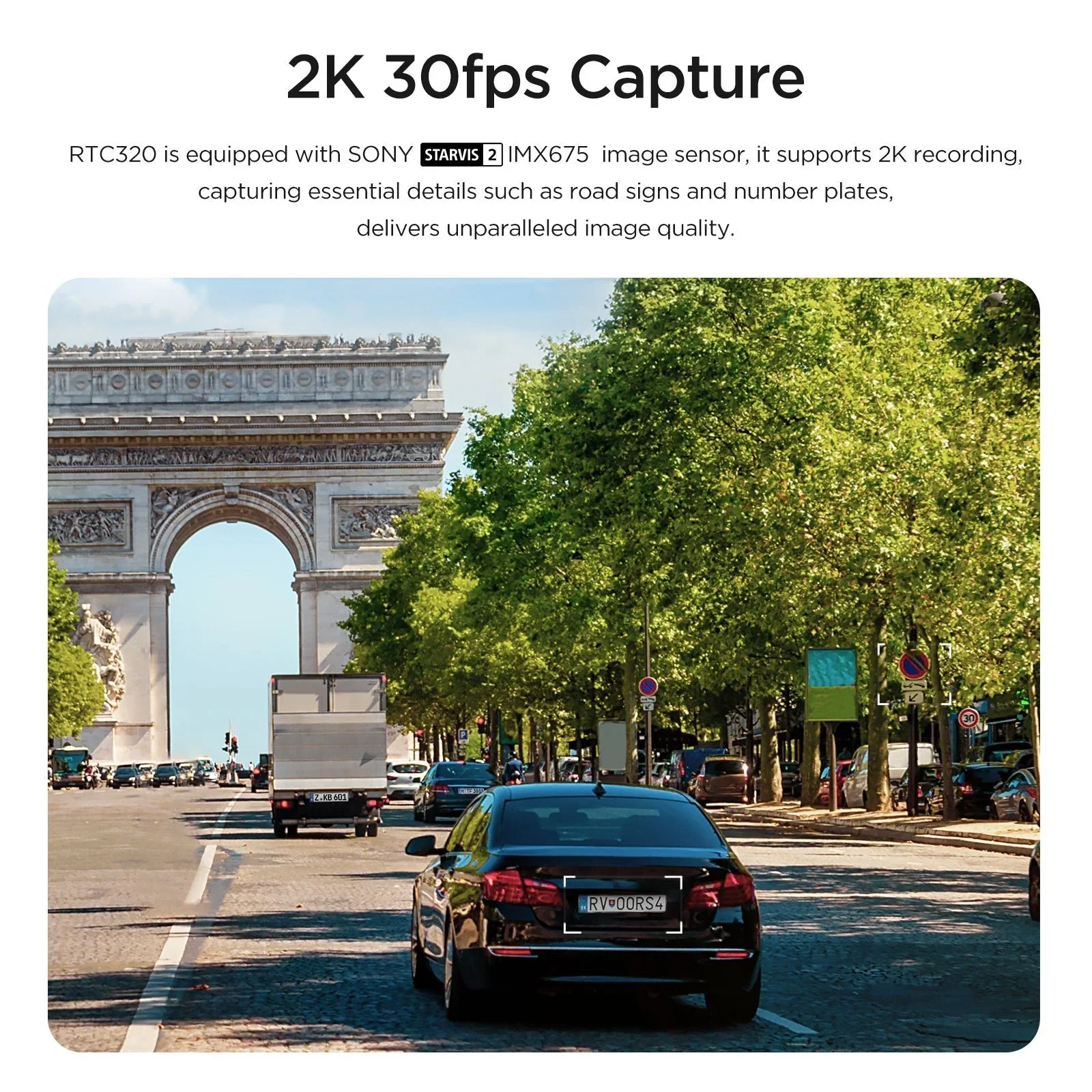 Viofo RTC320 Telephoto Camera 2K HDR for A229 Plus A229 Pro Series Dash Cameras - Image 5