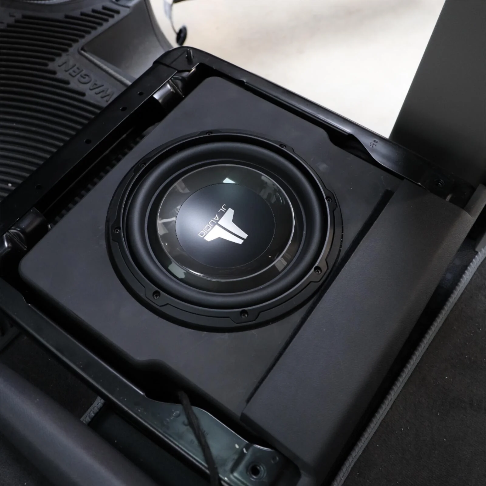 VW Volkswagen Transporter T5 T6 T6.1 Under Seat MDF Sub Box Subwoofer Enclosure - Image 2