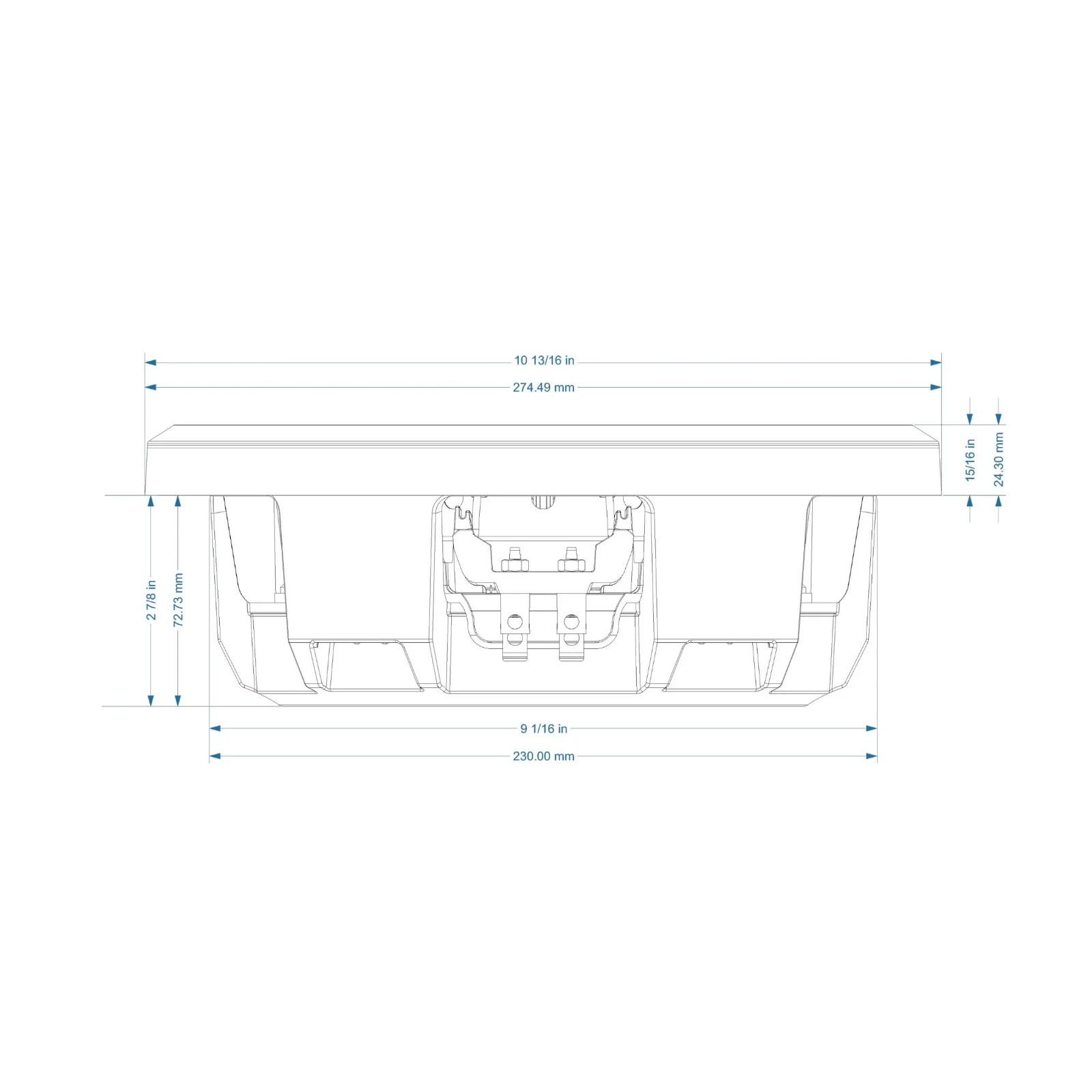 Wavtech 10 Inch Professional Series Shallow Subwoofer ThinPro10 Sub 2 Ohm - Image 5