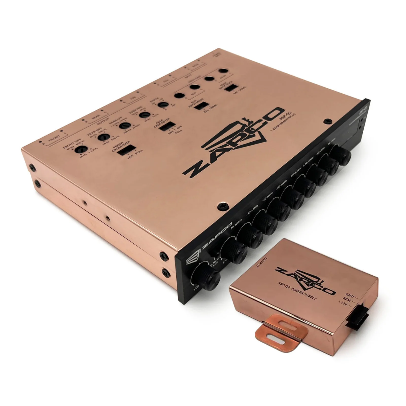 Zapco ASP-Q2 7 Band Parametric Equalisation EQ/Crossover